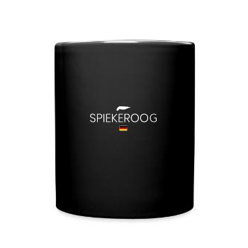 Spiekeroog Urlaub - Tasse einfarbig - Schwarz - Vorne