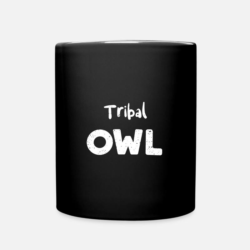 Tribal Owl - Oiseaux - Mug uni - noir