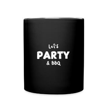 Let’s Party & BBQ - BBQ - Mug uni - noir - Devant
