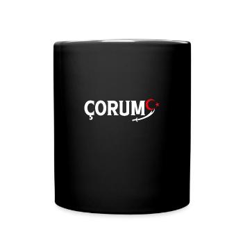 Çorum turkey alevi - Tasse einfarbig - Schwarz - Vorne