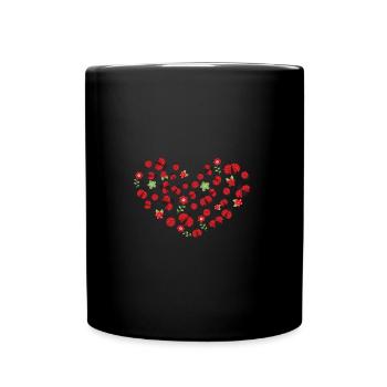 UN CŒUR POUR LES INSECTES - Mug uni - noir - Devant