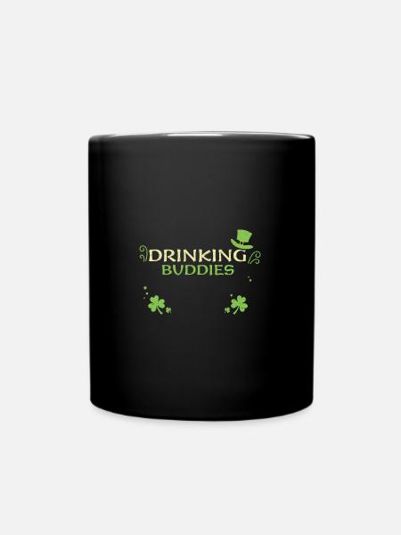 Drinking Buddies - Tasse einfarbig - Schwarz