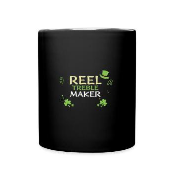 Reel Treble Maker - Full Colour Mug - black - Front