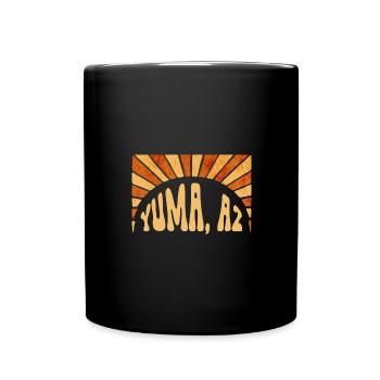 Expérience au coucher du soleil à Yuma, en Arizona - Mug uni - noir - Devant
