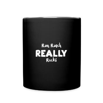 Ram Ranch Really Rocks - Horse - Full Colour Mug - black - Front