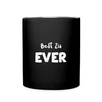 Meilleur Zia Ever - Italien - Mug uni - noir - Devant