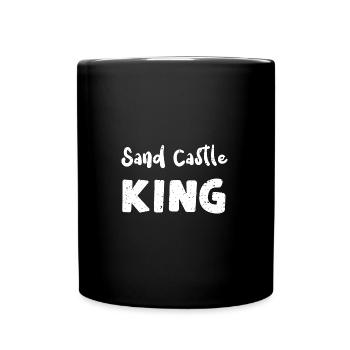 Sand Castle King - Plage - Mug uni - noir - Devant