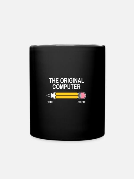origineller Computerhumor lustig sarkastisch Geek - Tasse einfarbig - Schwarz