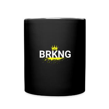 BierKNG - Tasse einfarbig - Schwarz - Vorne