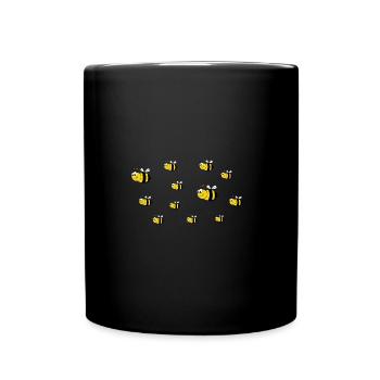 ruche - Mug uni - noir - Devant