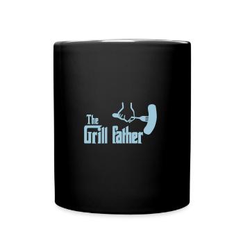 grill father - Mug uni - noir - Devant
