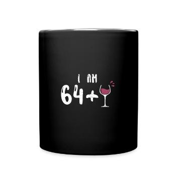 J’ai 64 ans + 1 - 65e anniversaire - Mug uni - noir - Devant