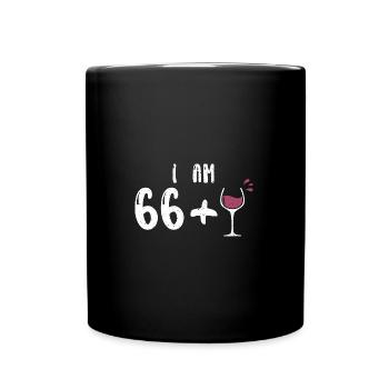 J’ai 66 ans + 1 - 67e anniversaire - Mug uni - noir - Devant
