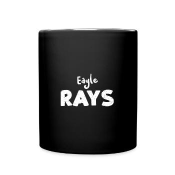 Eagle Rays - Diving - Full Colour Mug - black - Front
