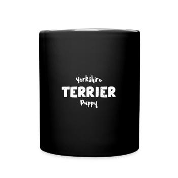 Yorkshire Terrier Puppy - Chiens - Mug uni - noir - Devant