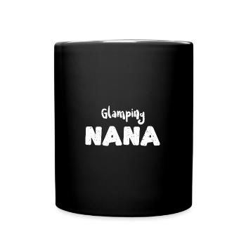 Glamping Nana - Grand-mère - Mug uni - noir - Devant