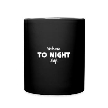 Welcome To Night Shift - Birds - Full Colour Mug - black - Front