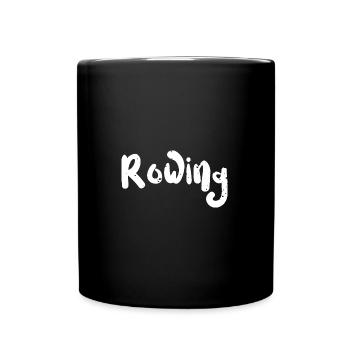 Rowing - Boating - Tasse einfarbig - Schwarz - Vorne