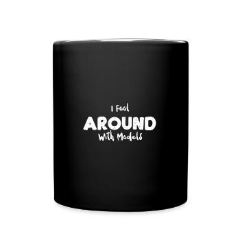 Je m’amuse avec les mannequins - Mug uni - noir - Devant