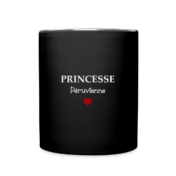 Princesse péruvienne - Mug uni - noir - Devant