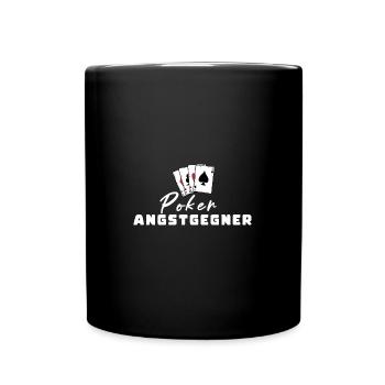 Poker Fear Opponents - Full Colour Mug - black - Front