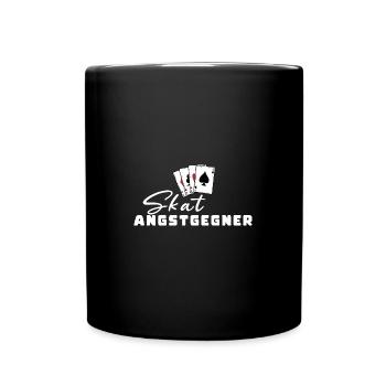 Skat Fear Opponent - Full Colour Mug - black - Front