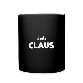 Santa Claus - Christmas - Tasse einfarbig - Schwarz - Vorne
