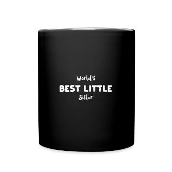 World's Best Little Sister - Full Colour Mug - black - Front