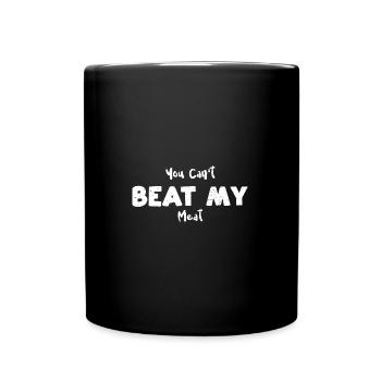 Tu ne peux pas battre ma viande - BBQ - Mug uni - noir - Devant