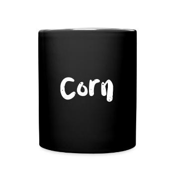 Corn - Thanksgiving - Tasse einfarbig - Schwarz - Vorne