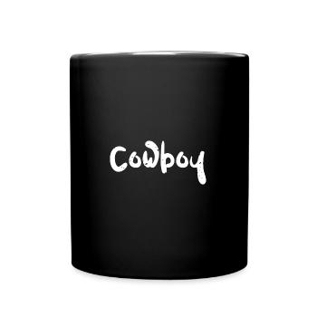 Cowboy - Texas - Tasse einfarbig - Schwarz - Vorne
