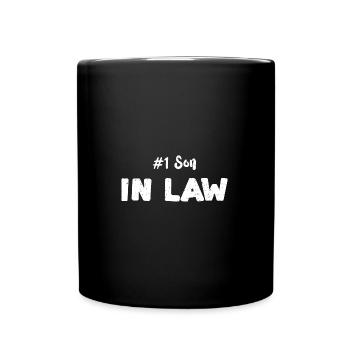 #1 Gendre - Fils - Mug uni - noir - Devant