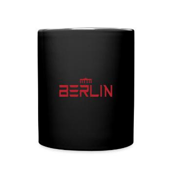 Berlin - Tasse einfarbig - Schwarz - Vorne