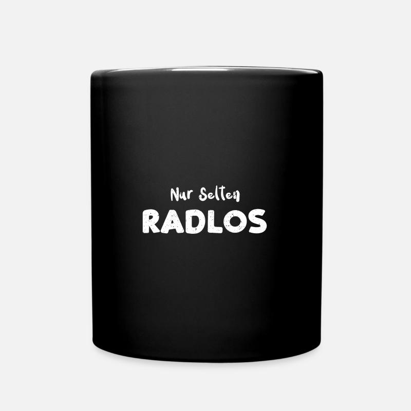 Nur Selten Radlos - Bicycle - Tasse einfarbig - Schwarz