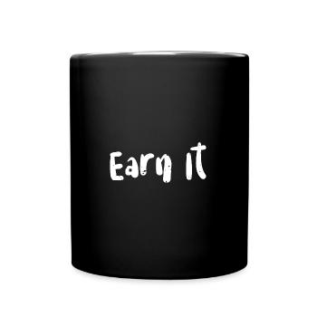 Earn It - Workout - Full Colour Mug - black - Front