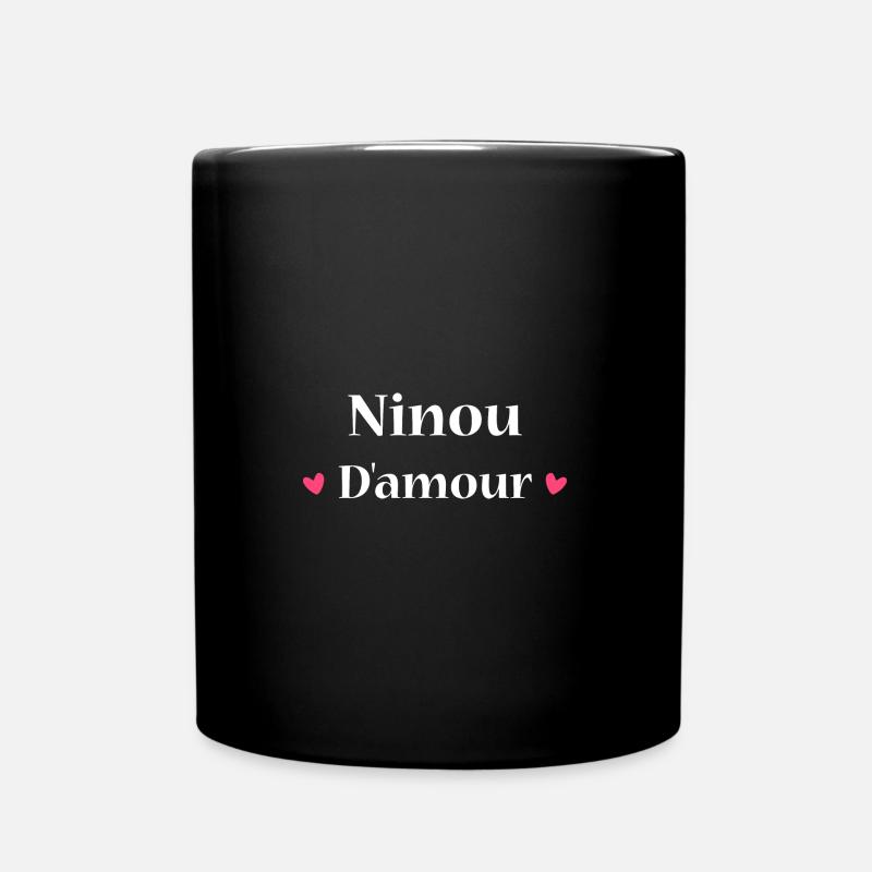 ninou d'amour - Mug uni - noir