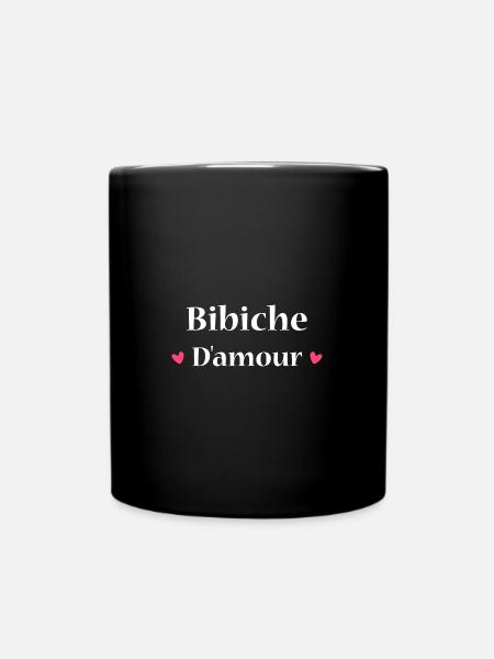 bibiche d'amour - Mug uni - noir