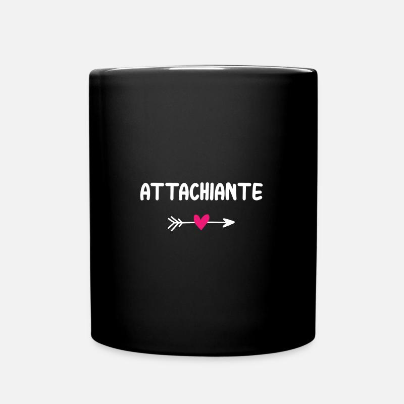 attachiante - Mug uni - noir