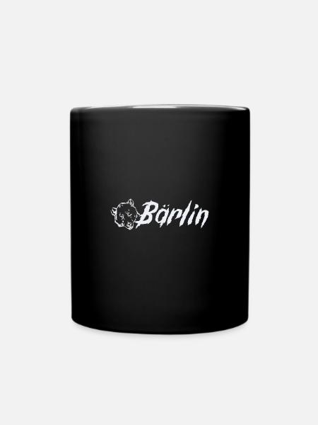 Bärlin ist Berlin - Tasse einfarbig - Schwarz