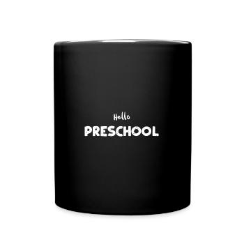 Hello Preschool - Preschool - Full Colour Mug - black - Front