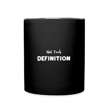 Nail Tech Definition - Ongles - Mug uni - noir - Devant