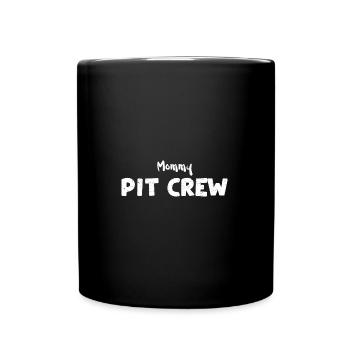Mommy Pit Crew - Mom - Full Colour Mug - black - Front