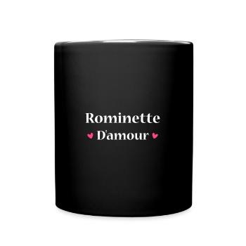 rominette d'amour - Mug uni - noir - Devant
