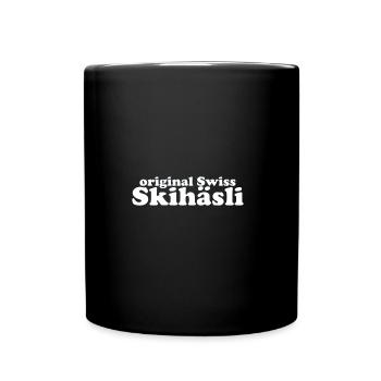 Skihäsli suisse original - Mug uni - noir - Devant