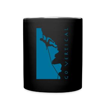 freeclimber_012015_a_1c - Tasse einfarbig - Schwarz - Vorne