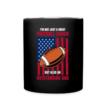 Joueur de football américain Sports American Football - Mug uni - noir - Devant