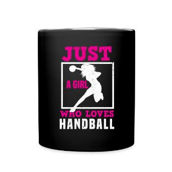 Handball HandballEur Ball Sport - Mug uni - noir - Devant
