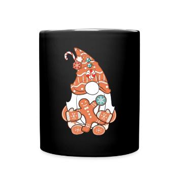 Weihnachten Santa Claus Merry Christmas - Full Colour Mug - black - Front