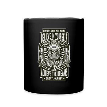 Mort de l’homme de l’espace mort Espace - Mug uni - noir - Devant