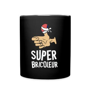 Super bricoleur maladroit maladresse bricolage - Mug uni - noir - Devant